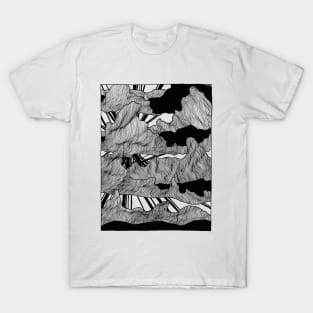 Clouds - patterns, hand drawn, drawings of the sky T-Shirt